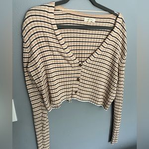 LA HEARTS CROP CARDIGAN